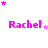 four and four displays the name 'Rachel' in pink text with varying star arrangements above each instance