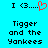 Pixelated text and symbols on cyan background with red heart animation.