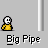 Pixelated character with white face and yellow shirt in static poses, some frames showing speech bubbles with text above the head.
