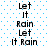A static image of a with blue dots on white background, displaying repeated text phrases in black pixelated font