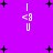 Purple background with black plus signs and white pixelated text '<3 U' in four positions, some with slight variations in plus sign placement and text alignment.