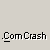 Animated sequence of a cartoon hand holding a green dollar bill, with a white ball and 'ComCrash' text below each frame.
