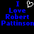 Static pixel art displays blue text and a white heart symbol on a black background.
