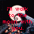 Pixelated static image of a skull with red text overlay reading "i'll walk to the moon with you." on black background.