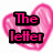 Pink heart-shaped background with black-outlined pink text reading "The letter did not work out the way i wanted it 2"