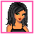 A 4x3 contact sheet of pixel art frames showing a cartoon woman and text panels in pink and black colors, depicting a bedtime routine sequence.