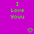 Green pixelated text "I Love Youu" on purple background with two green heart icons below.
