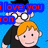 Two pixelated cartoon figures with blue backgrounds; one figure has text bubbles reading "I love you" and "ron" while the other reads "I love you" and "harry".