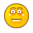 Yellow circular face with orange blush, transitioning through multiple expressions including wide eyes, smiling, and laughing with visible teeth.