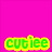 Pixelated image with pink pig character, green and yellow text on magenta background, and partial 'forever' text on bright green section.
