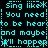 Cyan pixelated text on black background repeats phrases with partial character substitutions in a pattern