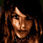 A 4-frame contact sheet of a pixelated animated icon featuring a woman with long brown hair in various poses, including close-up face shots and profile views, alongside a black panel displaying "Coolbuddy.com" text.