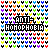 Pixelated icon with 'ANTI-HOMOPHOBIA' text over colorful heart pattern background.