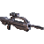 Pixelated static image of a dark brown and gray mechanical object with angular shapes against light gray background.