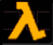 Yellow stylized '入' character on black background with varying pixelation and grayscale effects
