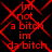 Red pixelated text on black background with red diamond-shaped overlays, repeating phrases in a pattern