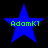 Four blue star-shaped icons with green text "AdamK1" displayed on a black background, arranged in two of two