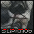 nine identical showing a pixelated figure behind chain-link fencing with red and white text below