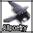 Animated sequence of a wizard hat with a black silhouette, displaying text variations 'Allpoetry' and 'pride' across frames.