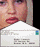 A static image of a person's face with visible text elements below, showing partial facial features and pixelated details.
