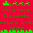 Red background with green pixel art of reindeer, Santa's sleigh, and text reading 'Christmas, Presents, Jesus's b-doesus's b-do, YEA!!!' repeated twice horizontally.