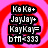 A static image with a red and pink spiral background, featuring four black rectangular text blocks containing stylized white characters.