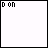 Animated contact sheet of pixel art frames showing evolving text and symbols in a 5x5 grid with black borders on white background.