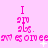 Pink background with repeating 'I am sweet' text and small white sparkles, each frame showing subtle sparkle movement.
