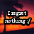 Pixelated text overlays on a fiery orange and dark background with a gray