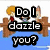Pixelated cartoon scene with wooden bridge over blue water, featuring character figures and text overlays in black and red fonts.
