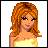Pixel art contact sheet showing a female character with orange hair and yellow dress in top-left frame, blue background frames, and text "Single and Hain it" in bottom-left frame.