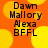 A static image with orange background and yellow circular shapes, displaying text in four identical quadrants.