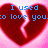 A pixelated red heart split into two halves with a white crack, overlaid by blue text reading "I used to love you." and "you've changed" on a pink background.