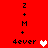 Red background with black text and pixelated heart symbols; two identical layouts side-by-side showing static text and animated hearts.
