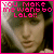 A 50x50 pixel animated contact sheet showing two frames of a pixelated image with pink border and text overlay, depicting a person's face in both frames.