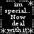 Black background with white pixelated text and symbols arranged in a pattern, featuring repeated phrases and decorative elements
