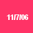 Four identical white pixelated text elements '117106' on a red background with two orange-yellow gradient circles.