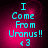 Four identical display cyan text on a pink-to-black gradient background with pixelated texture