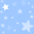 Animated star-themed icon with four distinct sections showing blue sky stars, teal dots on black, pink outlined stars, and purple sparkles.
