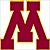 A maroon 'M' with white arrows and yellow outline on a white background, next to pixelated text reading 'CoolBuddy.com' on teal.