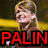 A pixelated image of a person with light brown hair in two side-by-side frames showing text changes below.