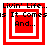 Four red and white square frames with black text reading "Livin' Life... As It Comes And..." show a central square changing from solid red to hollow white across observations.
