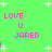 Green background with white starbursts and pink text reading "LOVE U JARED" in pixelated font, repeated across the image.