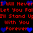Red pixelated text on black background with blue heart symbols, repeating phrases and hearts in a static layout.