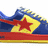 Static pixelated image of a red star on yellow background with blue and red horizontal bands.