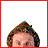 Animated sequence showing a character's head and the word 'elf' in stylized green text with red outlines against white backgrounds.