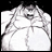 Pixelated grayscale image of a character with long hair and a white garment, next to text reading 'AnimeIM' and 'COM' on a black background.
