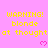 Pixelated text and heart symbols on a pink background with gray bottom-right corner.