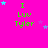 Bright pink background with green text reading 'I Luv Tyler' and scattered blue/purple stars in various positions across the frame.