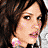 A 4-frame contact sheet of a pixelated animated icon featuring Hilary Swank with varying expressions and color treatments across frames, including grayscale and pink accents on lips/cheeks, alongside "Coolbuddy.com" text.